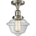 Innovations Lighting One Light Vintage Dimmable Led Semi-Flush Mount 517-1CH-SN-G532-LED